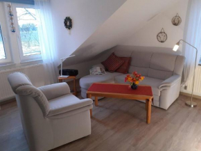 Ferienwohnung in Pilsum mit Blick über die Landschaft